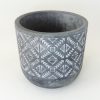Cachepot Inca em Cimento G