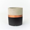 Vaso Cimento Preto e Cobre P - Image 3