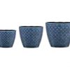 Cachepot Coração Cerâmica Azul G - Image 3
