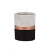 Vaso Cimento Preto e Cobre P