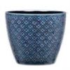 Cachepot Coração Cerâmica Azul G
