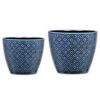 Cachepot Coração Cerâmica Azul G - Image 2